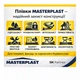 Подкровельная гидроизоляционная пленка Гидробарьер Masterplast Foil MP 70 г/м2 (75м2 рулон) - изображение 2