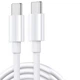 Кабель Type-C to Type-C 100W PD 5A 1 м швидка зарядка, кабель USB-C для ноутбука, смартфона та power bank - изображение 1