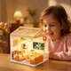 Конструктор-румбокс Mini House Гостиная 16,5х16,5х19,5 см с подсветкой и USB - изображение 10