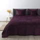 Покривало ТЕП "VELOUR"Бордо /Ромб круглий, 220x240 - зображення 6