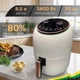 Аерогриль мультипіч аерофритюрниця Rainberg RB 8.5л 3800Вт для приготування смачних страв без олії Біла (8І3Z) - зображення 1