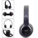 Беспроводные Bluetooth наушники с микрофоном Usams Wireless P47-BT5 складные, полноразмерные MP3, FM, microSD Black - изображение 4