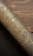 Премиальный коврик для йоги каучуковый Lita Asana Grey PU/coconut/rubber Yoga mat серый 183х68х0,5 см - изображение 6
