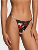 Комплект Білизни Victoria's Secret Very Sexy Atelier Victoria's Secret Satin Lace Trim Lightly Lined Balconette Bra & Atelier Satin Lace Trim Tanga Panty Чорний з червоним 34D-S - зображення 6