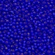 Бисер Чешский Preciosa 33139/37080/10, Прозрачный Матовый с Серебряной полосой, Круглый, Синий, 2.3мм, 50 г - изображение 3