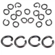 Колечки Одинарные, Соединительные, Нержавеющая Сталь, Цвет Оружейная Сталь, 6х1мм, Внутри 4мм, 20 шт - изображение 1