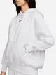 Худи на флисе оверсайз женское Nike W Nsw Phnx Flc Os Po Hoodie DQ5860-051 XL Серое (0197594599192) - изображение 8