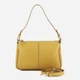 Torebka crossbody damska skórzana IUNTOO 13186-8D Musztardowa (800070358488) - obraz 1