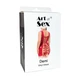Лакированное платье на шнуровке цвет черный Art of Sex Demi размеры XS-M - изображение 3