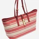 Torebka shopper damska materiałowa Furla WB02007BX43534028S1007 Czerwona (800070358034) - obraz 2