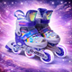 Дитячі ролики Scale Sports Rainbow Violet регульований розмір 26–29 - зображення 1
