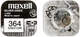 Батарейки Maxell 364 (SR621SW) 1.55V, серебряно-оксидные, 6 шт, для часов, Япония - изображение 4