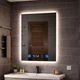 Зеркало для ванной LED ML - 06 80×60 см с подсветкой, Smart-дисплеем (часы, температура) и подогревом (антизапотевания) - изображение 2