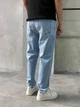 Мужские джинсы Difransel Slim Crop Fit 33 голубые - изображение 4