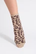 Жіночі шкарпетки з анімалістичним принтом Giulia WS2 FASHION 2503 36/40 Beige-piel, повсякденні без резинки, з леопардовим принтом - зображення 4