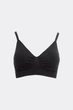 Жіночий топ із функцією бюстгальтера Giulia BRA DOUBLE SHAPEWEAR L/XL Black, з моделюючим ефектом, безшовний - зображення 2