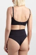 Жіночий топ із функцією бюстгальтера Giulia BRA DOUBLE SHAPEWEAR L/XL Black, з моделюючим ефектом, безшовний - зображення 4