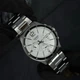 Мужские классические часы Casio MTP-1374D-7A серебристые с белым циферблатом - изображение 2