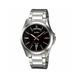 Чоловічий класичний годинник Casio MTP-1370D-1A2 сріблястий з чорним циферблатом - зображення 1