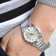 Чоловічий класичний годинник Casio MTP-1370D-7A2 сріблястий з білим циферблатом - зображення 2
