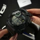 Мужские спортивные часы Casio WS-1500H-1A чёрный - изображение 2