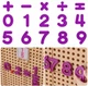 Zestaw cyferek i znakow Masterkidz do nauki liczenia i matematyki dla paneli Stem 82 elementy ME30429 (6955920030429) - obraz 2