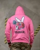 Худі мілітарі Faxis Wargirl Pink двонитка з капюшоном і принтом DTF, кишеня кенгуру XXXL - зображення 4