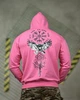 Худі мілітарі Faxis Odin Pink двонитка принт DTF з капюшоном і кишенею кенгуру XXXL - зображення 4