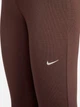 Спортивные штаны женские Nike W Nsw Nk Chll Knt Mrib Mr Flr FQ2113-237 L Коричневые (0196974908043) - изображение 4