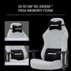 Крісло геймерське ігрове Anda Seat Luna Size L до 100 кг Ivory Fabric (AD18-44-I-F) навантаження до 100 кг, льон, поролон, гарантія 24 міс, зріст до 170 см - зображення 15