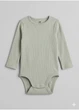 Боди лонгслив H&M 80 Светло-зеленый 0993598_с.зел - изображение 2