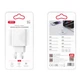 Зарядне мережеве XO L159 QC18W USB швидка зарядка для смартфонів, планшетів, плеєрів Білий - изображение 2