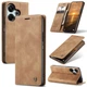 Чохол книжка Caseme з магнітом для Xiaomi Redmi 13 коричневий - зображення 9