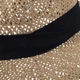 Шляпа женская VILSS Амаретто LU-072-01 56-58 Натуральный/Черный (ROZ6501087013) - изображение 2