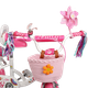 Велосипед Corso Emily 14" 4-5 лет 90-105 см двухколесный со стальной рамой ручным и ножным тормозом и дополнительными колесами для детей - изображение 9