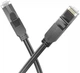 Мережевий інтернет кабель для роутера Borofone BUS01 CAT6 High-Speed 1Gbts LAN RJ45 1м - Black - зображення 4