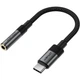 Переходник USB-C --> 3.5 mm 15cm audio converter J12 Acefast black - изображение 1