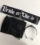 Комплект для тематичної вечірки у стилі Bride or Die One Size Чорний (17017) - изображение 3