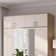 Антресоль высокая Doros Ронди Дуб Артизан/Кашемир 4 ДСП 160х52х65 (DRS-011910) - изображение 3