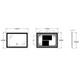 Зеркало Zerix Sansa MR01-70x50-REVERSE с LED Touch, Anti-fog, димером, регулятором яркости (ZX6050) - изображение 2