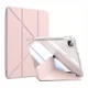 Чохол iPad Air 13" M2/M3/M4 2024-2026 | Pro 13" 2024-2025 M4/M5 Acrylic Clear Frame Transformer Pen Slot light pink - изображение 1