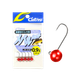 Джиг-головка Owner Mebaru Shot JH-82R 0.9г(5шт) Red - изображение 1