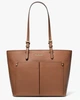 Сумка Michael Kors Jet Set Medium Pocket Tote Bag Коричнево-цегляний - зображення 1