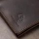 Шкіряне чоловіче матове портмоне GRANDE PELLE 11515 Коричневий - зображення 8