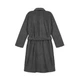 Халат чоловічий ARDESTO Stripe, розмір M/L, 100% поліестер, сірий - зображення 3