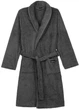 Халат чоловічий ARDESTO Stripe, розмір M/L, 100% поліестер, сірий - зображення 1