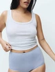 Набір бавовняних трусиків Marks&Spencer міді High rise shorts 18(46) 5 шт blue mix 0233 - зображення 2
