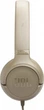 Наушники проводные JBL TUNE 530 бежевые (JBLT530BEG) - изображение 8