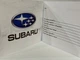 Сервисная книжка Subaru - изображение 3
