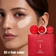 BB-крем KAQILI Red Ginseng Bird’s Nest Air Cushion BB Cream 01 Fair — светлый (основной блок + 2 сменных рефила) - изображение 4